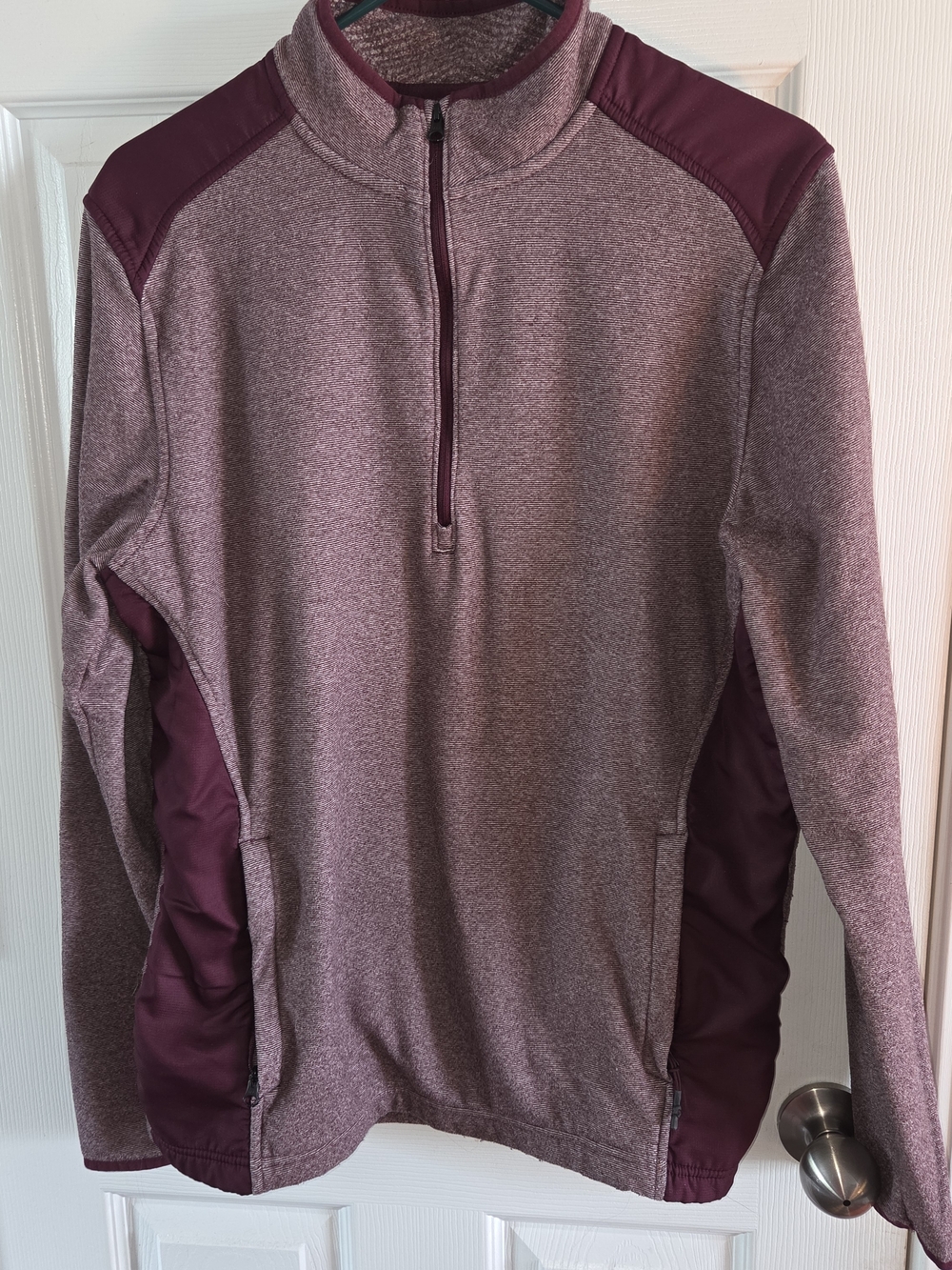 Under Armour Maroon Heather Quarter-Zip Pullover